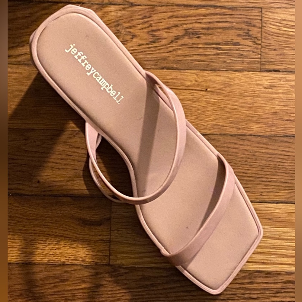 Jeffrey Campbell, Jamm3, double strap jelly, sandal Qty: 2, new